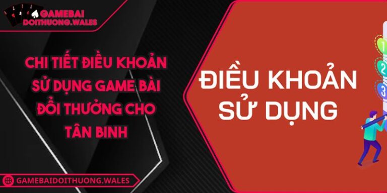 Chi Tiết Điều Khoản Sử Dụng Game Bài Đổi Thưởng Cho Tân Binh