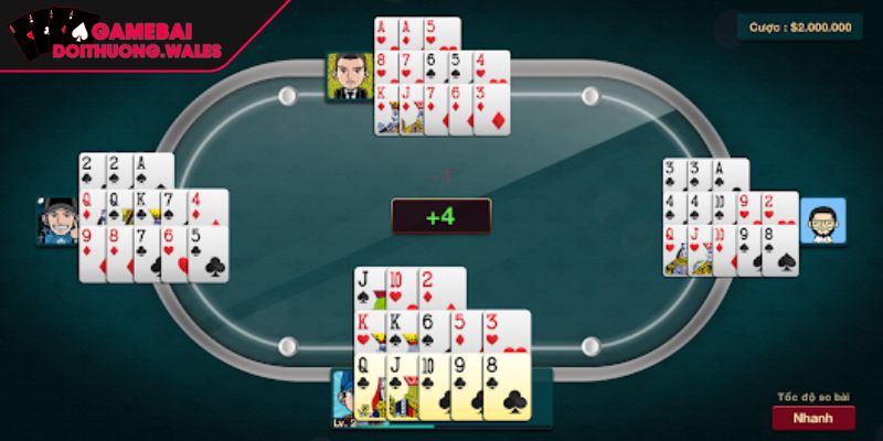 Những liên kết thường gặp trong game đánh bài Mậu Binh